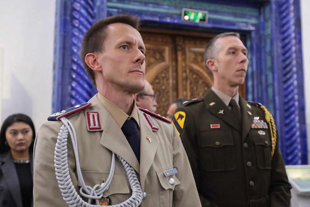 Otwarcie wystawy IPN „Szlaki Nadziei. Odyseja Wolności” w Uzbekistanie – Taszkent, 4 października 2022. Fot. Mikołaj Bujak (IPN)