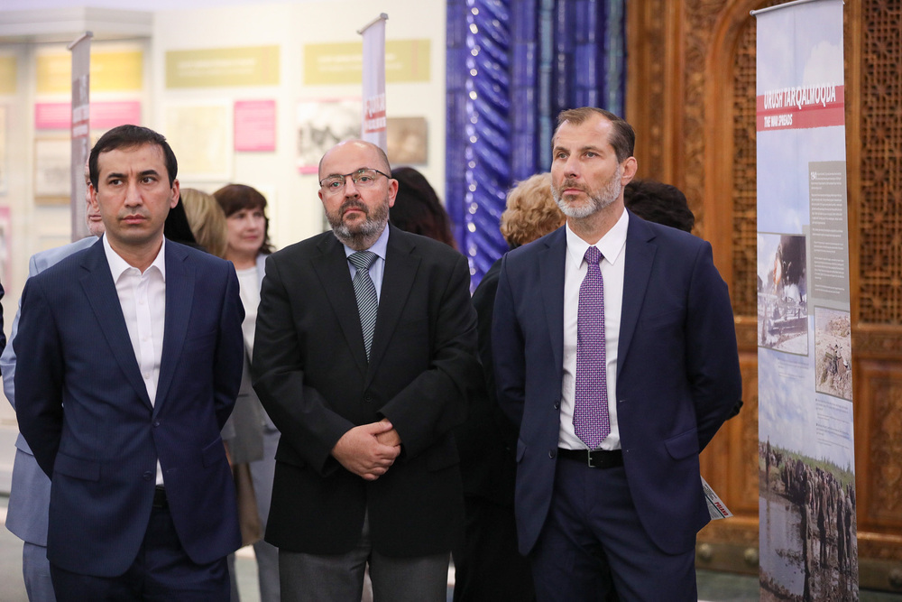 Otwarcie wystawy IPN „Szlaki Nadziei. Odyseja Wolności” w Uzbekistanie – Taszkent, 4 października 2022. Fot. Mikołaj Bujak (IPN)