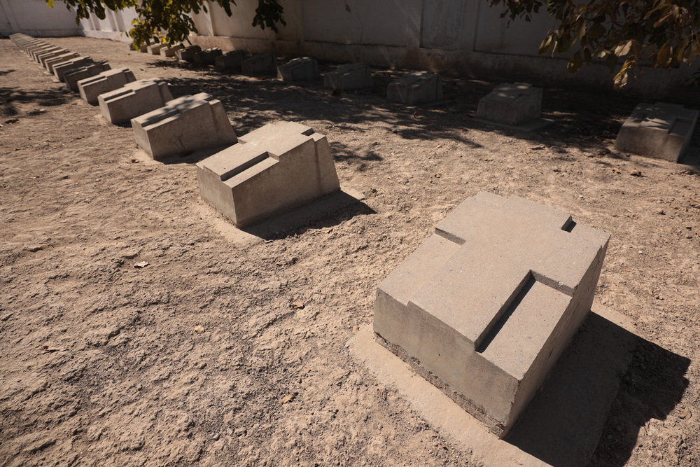 Uroczystości na Polskim Cmentarzu Wojennym w Kitob (Uzbekistan) – 5 października 2022. Fot. Mikołaj Bujak (IPN)