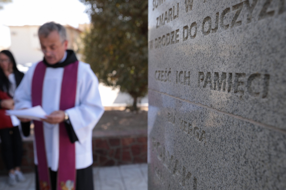 Uroczystości na Polskim Cmentarzu Wojennym w Shahrisabz (Uzbekistan) – 5 października 2022. Fot. Mikołaj Bujak (IPN)