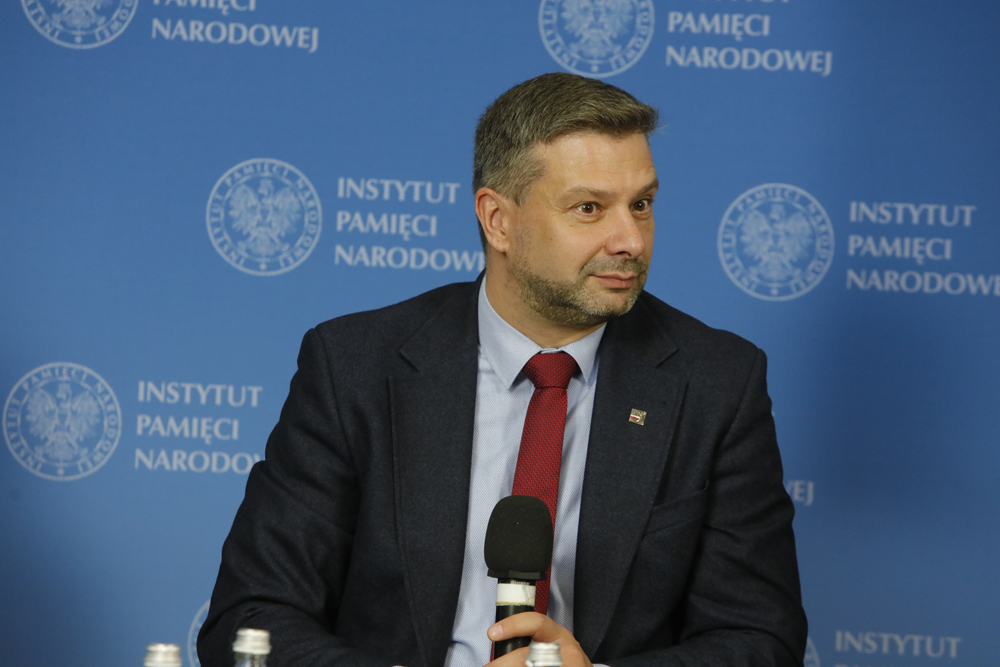 Dr hab. Filip Musiał. Debata poświęcona periodykom naukowym wydawanym przez IPN – Warszawa, 5 października 2022. Fot. Piotr Życieński (IPN)