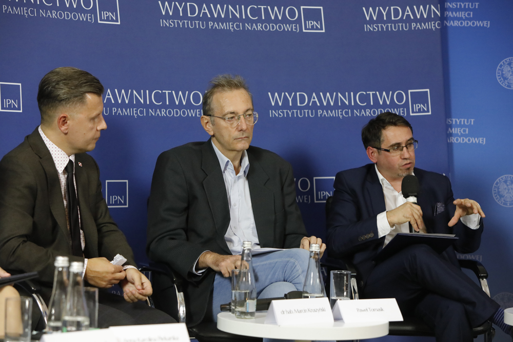 Debata poświęcona periodykom naukowym wydawanym przez IPN – Warszawa, 5 października 2022. Fot. Piotr Życieński (IPN)