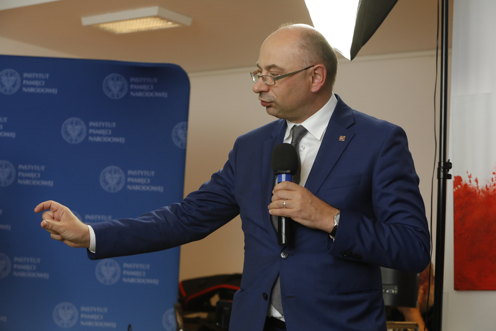 Dr Mateusz Szpytma, zastępca prezesa IPN. Debata poświęcona periodykom naukowym wydawanym przez IPN – Warszawa, 5 października 2022. Fot. Piotr Życieński (IPN)