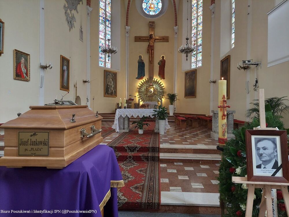 Pogrzeb Józefa Jankowskiego ps. „Płaza” – Przasnysz, 6 października 2022. Fot. BPiI IPN