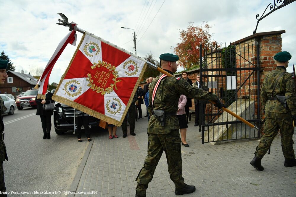 Pogrzeb Józefa Jankowskiego ps. „Płaza” – Przasnysz, 6 października 2022. Fot. BPiI IPN