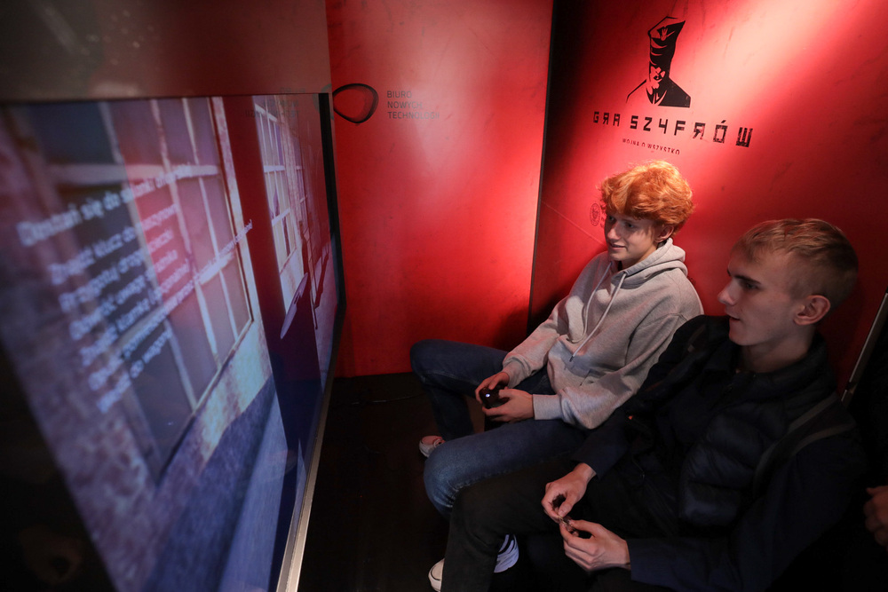 Prezentacja „Gry Szyfrów” w Piotrkowie Trybunalskim – 10 października 2022. Fot. Mikołaj Bujak (IPN)