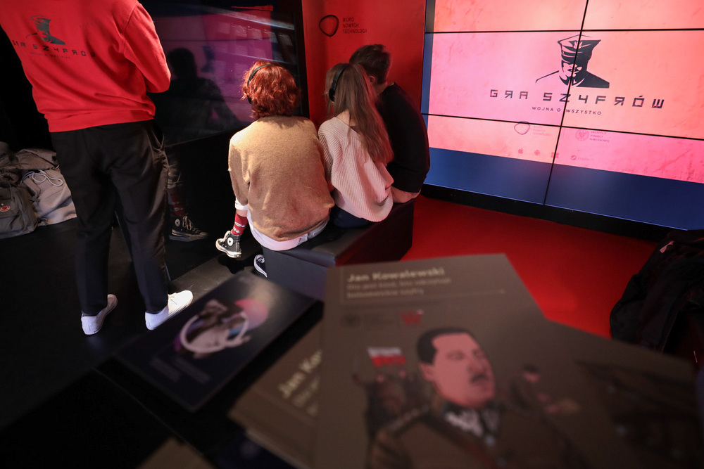 Prezentacja „Gry Szyfrów” w Piotrkowie Trybunalskim – 10 października 2022. Fot. Mikołaj Bujak (IPN)