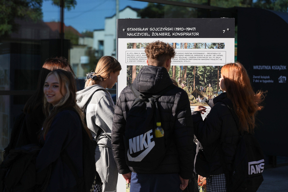 Inauguracja wystawy o Stanisławie Sojczynskim „Warszycu” – Piotrków Trybunalski, 10 października 2022. Fot. Mikołaj Bujak (IPN)