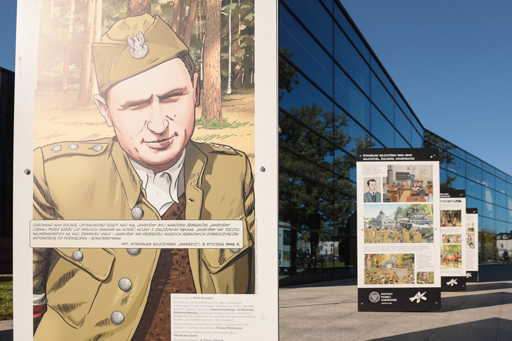 Inauguracja wystawy o Stanisławie Sojczynskim „Warszycu” – Piotrków Trybunalski, 10 października 2022. Fot. Mikołaj Bujak (IPN)