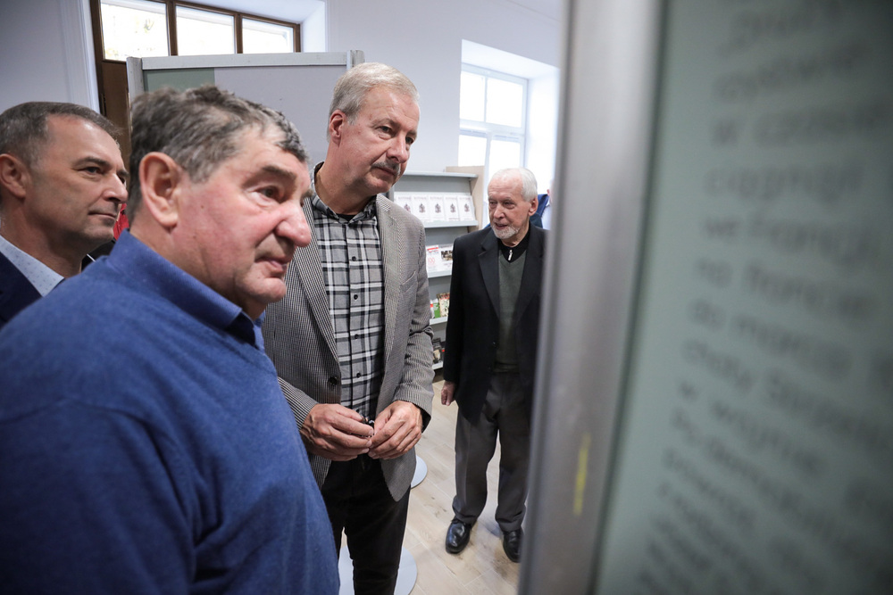 Wernisaż wystawy „Waldemar Szwiec »Robot«” –  Końskie (woj. świętokrzyskie), 11 października 2022. Fot. Mikołaj Bujak (IPN)