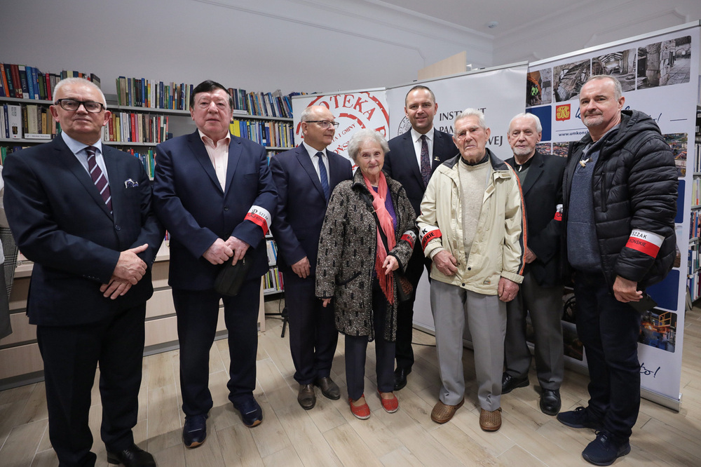 Wernisaż wystawy „Waldemar Szwiec »Robot«” –  Końskie (woj. świętokrzyskie), 11 października 2022. Fot. Mikołaj Bujak (IPN)