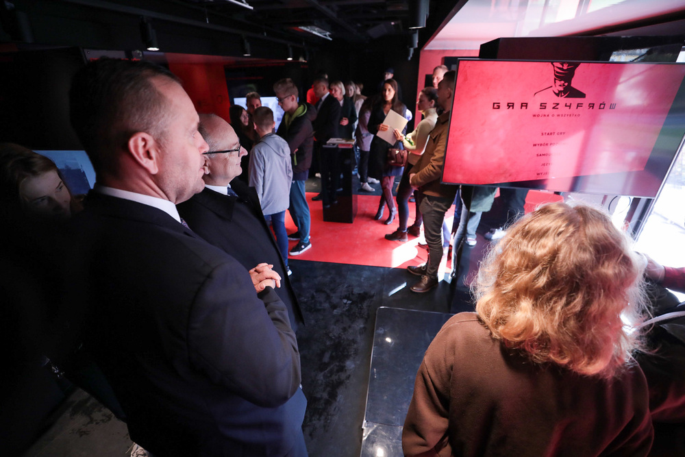 Prezentacja „Gry Szyfrów” w Końskich – 11 października 2022. Fot. Mikołaj Bujak (IPN)