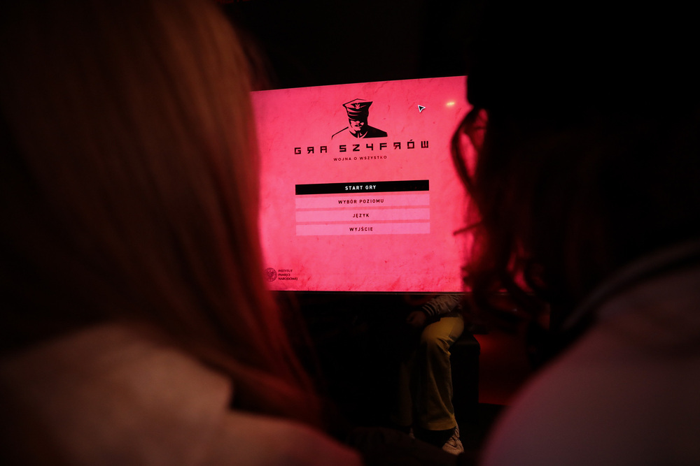 Prezentacja „Gry Szyfrów” w Końskich – 11 października 2022. Fot. Mikołaj Bujak (IPN)