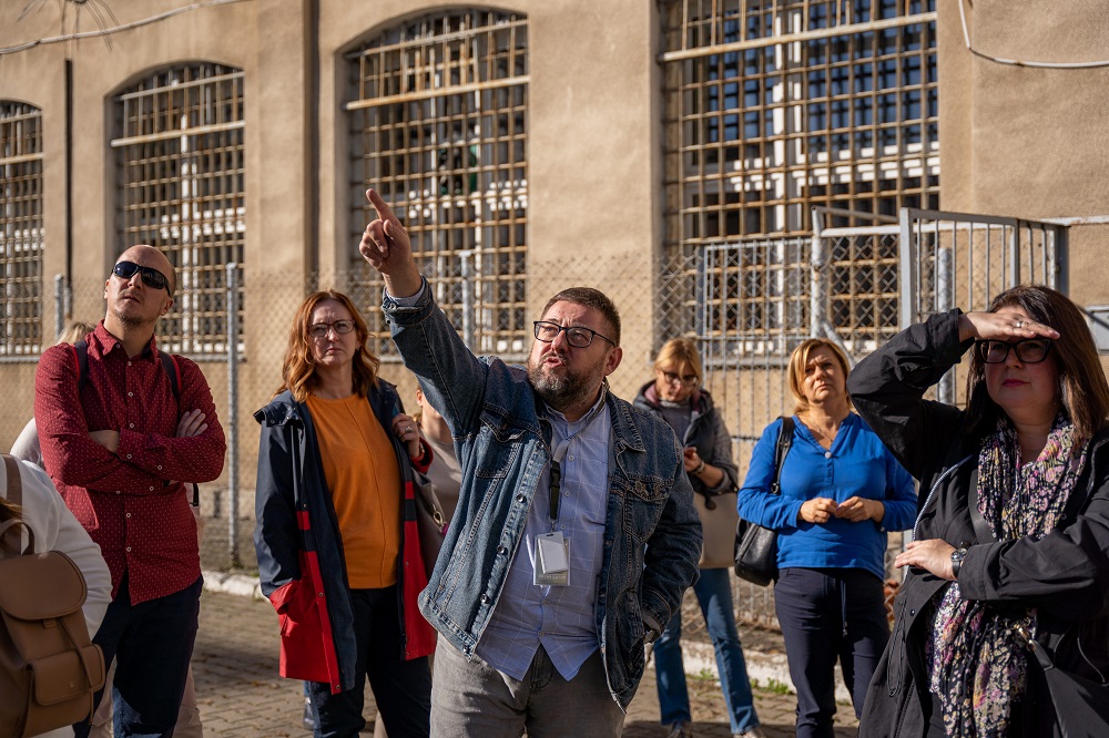 Zajęcia terenowe podczas seminarium dla nauczycieli BohaterON 2022 – Warszawa, 7 października 2022. Fot. Michał Jabłoński