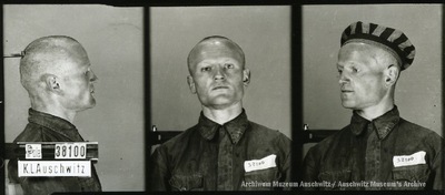 Fotografia obozowa Juliana Szczotki z KL Auschwitz (źródło: Archiwum PMA-B)