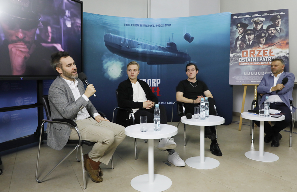 Spotkanie z twórcami filmu ,,Orzeł. Ostatni patrol” – Warszawa, 13 października 2022. Fot. Piotr Życieński (IPN)