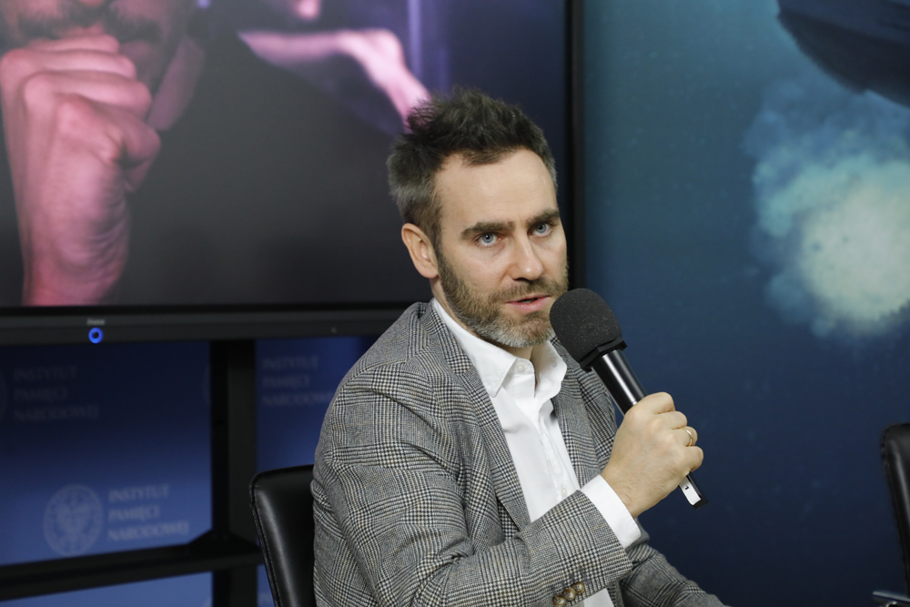 Bartosz Gliński, producent filmu. Fot. Piotr Życieński (IPN)