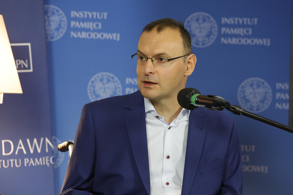 Dr Jarosław Pałka, autor książki „Polskie wojska operacyjne w Układzie Warszawskim” – Warszawa, 12 października 2022. Fot. Piotr Życieński (IPN)