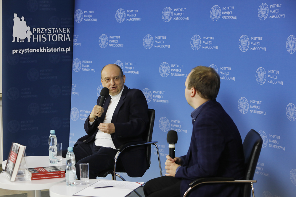 „Filmowy świat przedwojennej Warszawy” z cyklu „Warszawa, jakiej nie znacie” – 14 października 2022. Fot. Piotr Życieński (IPN)