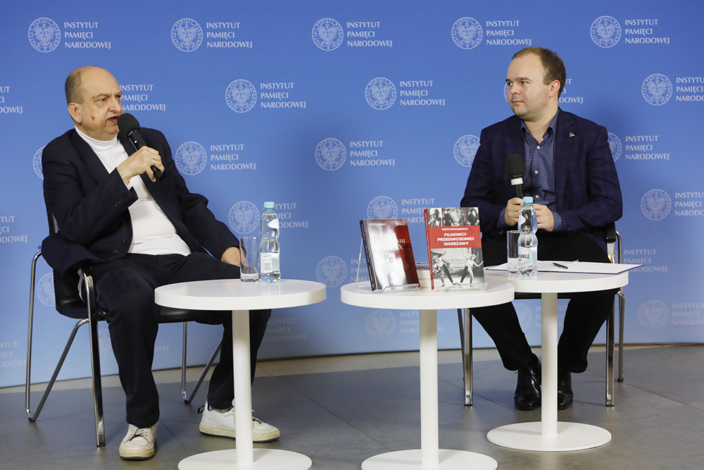 „Filmowy świat przedwojennej Warszawy” z cyklu „Warszawa, jakiej nie znacie” – 14 października 2022. Fot. Piotr Życieński (IPN)