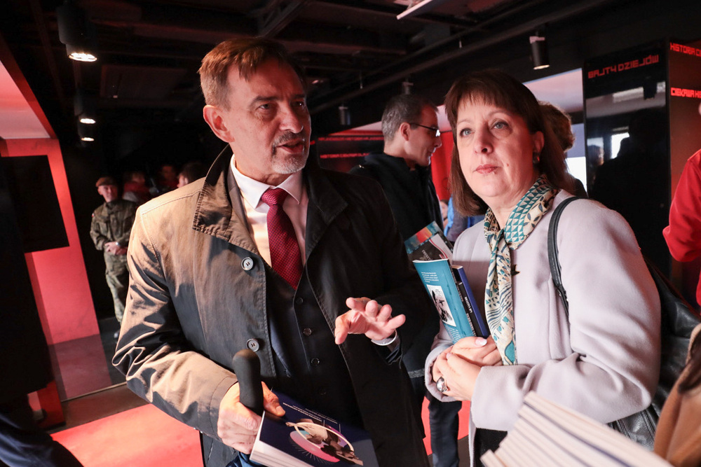 Wystawa mobilna „Gra Szyfrów” w Gietrzwałdzie – 19 października 2022. Fot. Mikołaj Bujak (IPN)