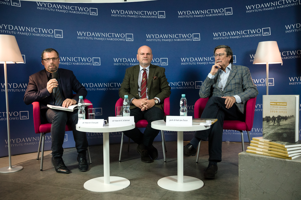 Dyskusja o książce Marcina K. Schirmera „Polscy ziemianie w obronie ojczyzny podczas wojny z bolszewikami 1919–1921” – Warszawa, 19 października 2022. Fot. Sławek Kasper (IPN)