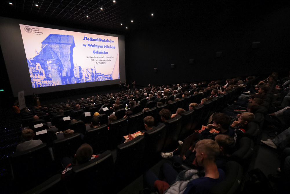 Spotkanie edukacyjne dla uczniów trójmiejskich szkół „Śladami Polaków w Wolnym Mieście Gdańsku” – Gdańsk, 20 października 2022. Fot. Mikołaj Bujak (IPN)