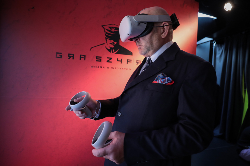 Wystawa mobilna „Gra Szyfrów” w Gdańsku – 20 października 2022. Fot. Mikołaj Bujak (IPN)