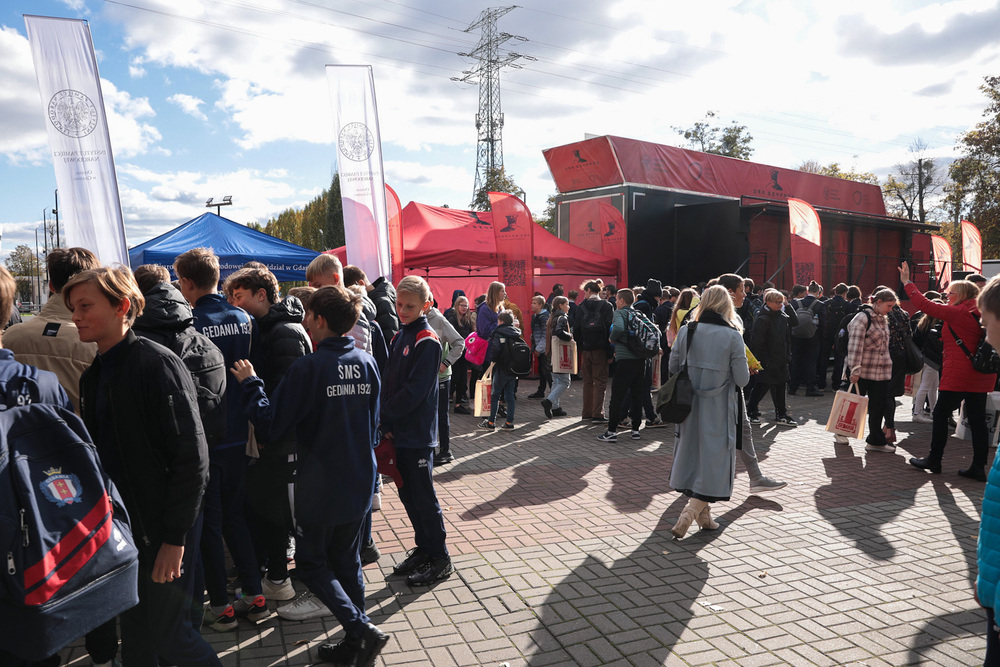 Spotkanie edukacyjne dla uczniów trójmiejskich szkół „Śladami Polaków w Wolnym Mieście Gdańsku” – Gdańsk, 20 października 2022. Fot. Mikołaj Bujak (IPN)