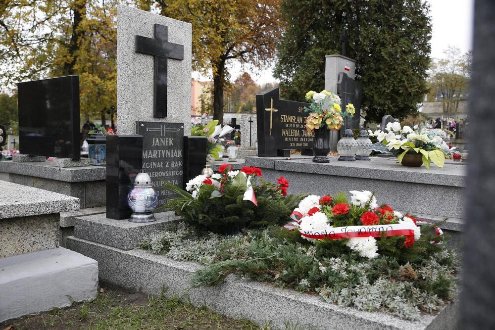 Grób Jana Martyniaka. Fot. Marcin Miłek (Muzeum Miasta Jaworzna)