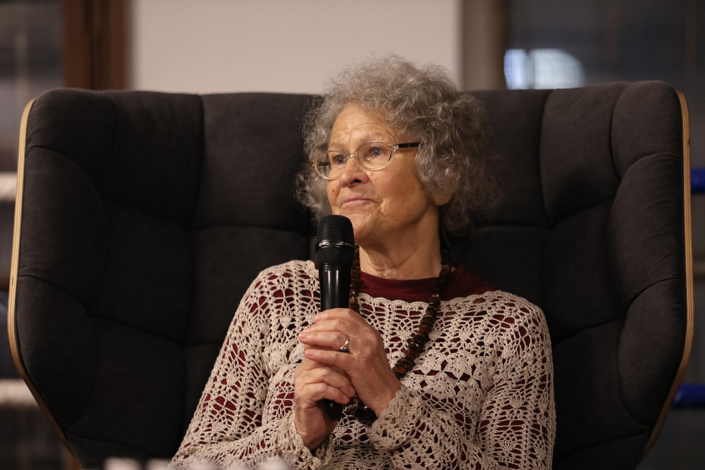 Barbara Janczukowicz, córka Jana Biangi –Gdańsk, 21 października 2022. Fot. Mikołaj Bujak (IPN)