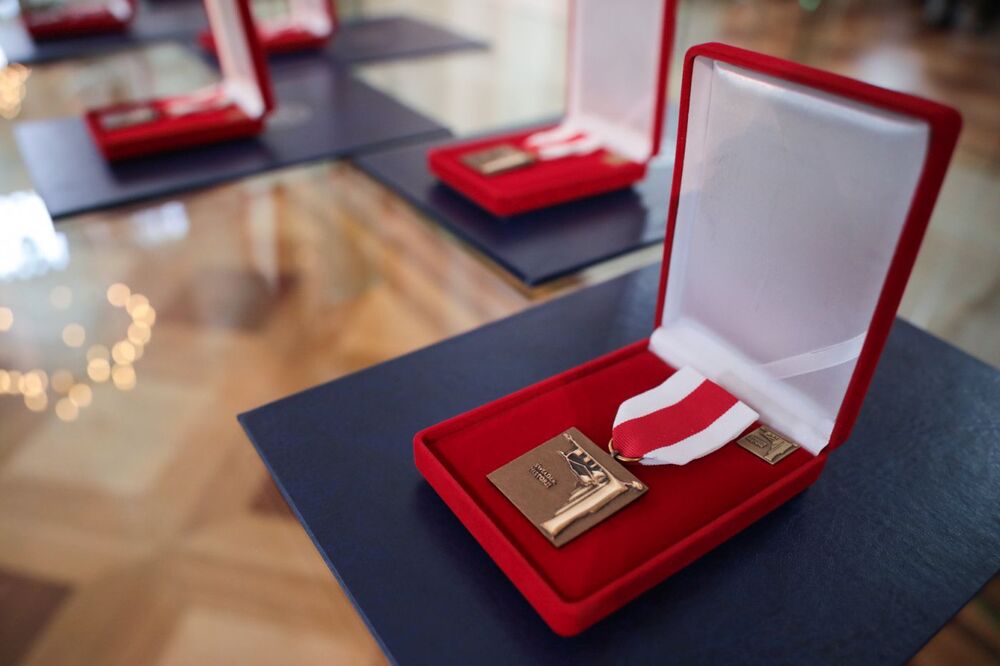 Gala wręczenia nagrody Instytutu Pamięci Narodowej „Świadek Historii” osobom i organizacjom spoza Polski – Warszawa, 25 października 2022. Fot. Mikołaj Bujak (IPN)