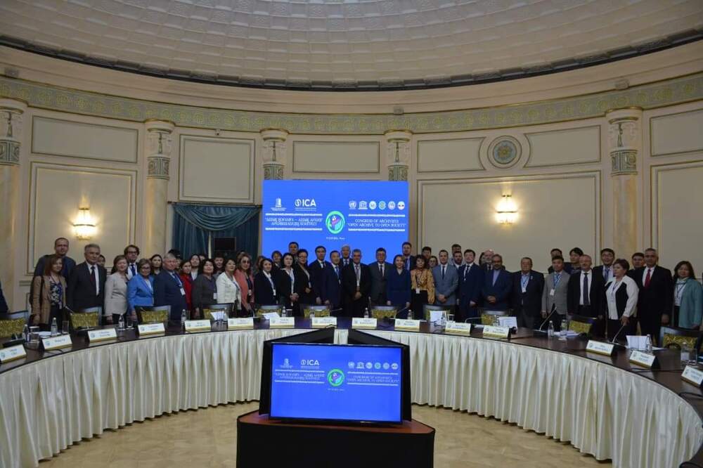 I Międzynarodowy Kongres Archiwistów, Ałmaty, 18–21.10.2022. Fot. Iwan Kozłowski