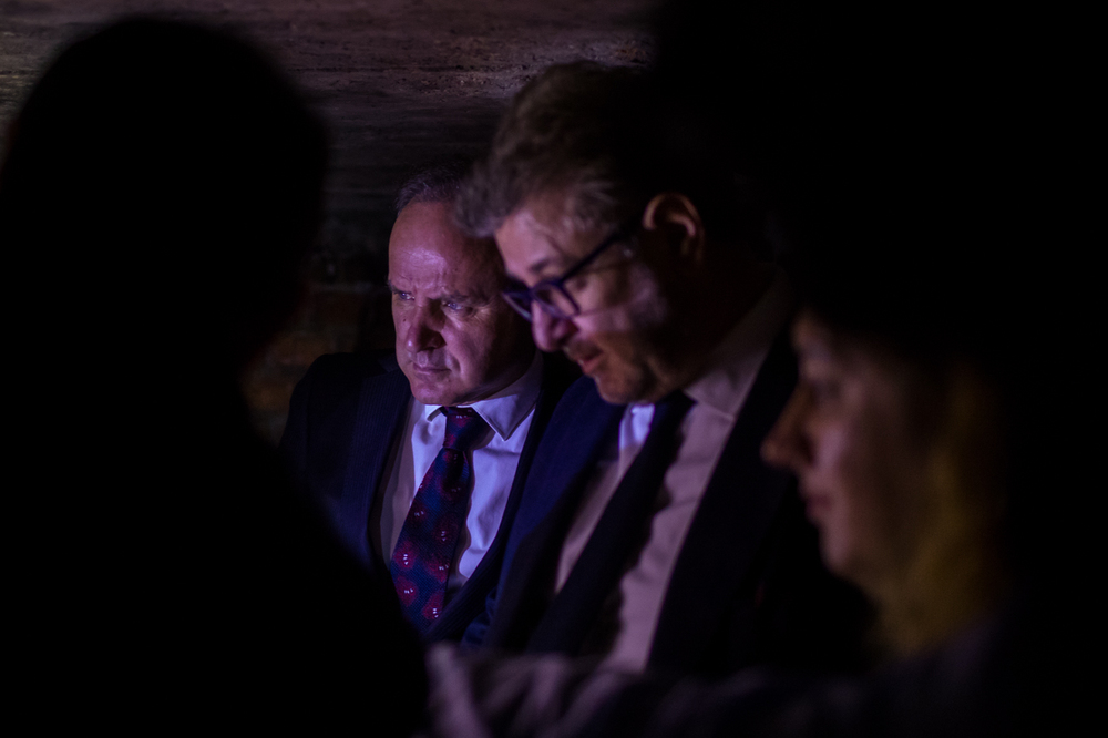 Delegacja z Albanii w Izbie Pamięci „Strzelecka 8” – 24 października 2022. Fot. Sławek Kasper (IPN)