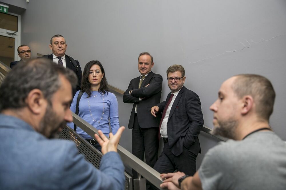 Wizyta gości z Albanii w Archiwum IPN – 25 października 2022. Fot. Katarzyna Adamów (IPN)