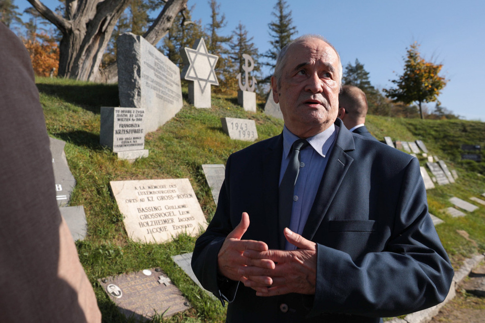 Janusz Barszcz, dyrektor Muzeum Gross-Rosen w Rogoźnicy. Fot. Mikołaj Bujak (IPN)