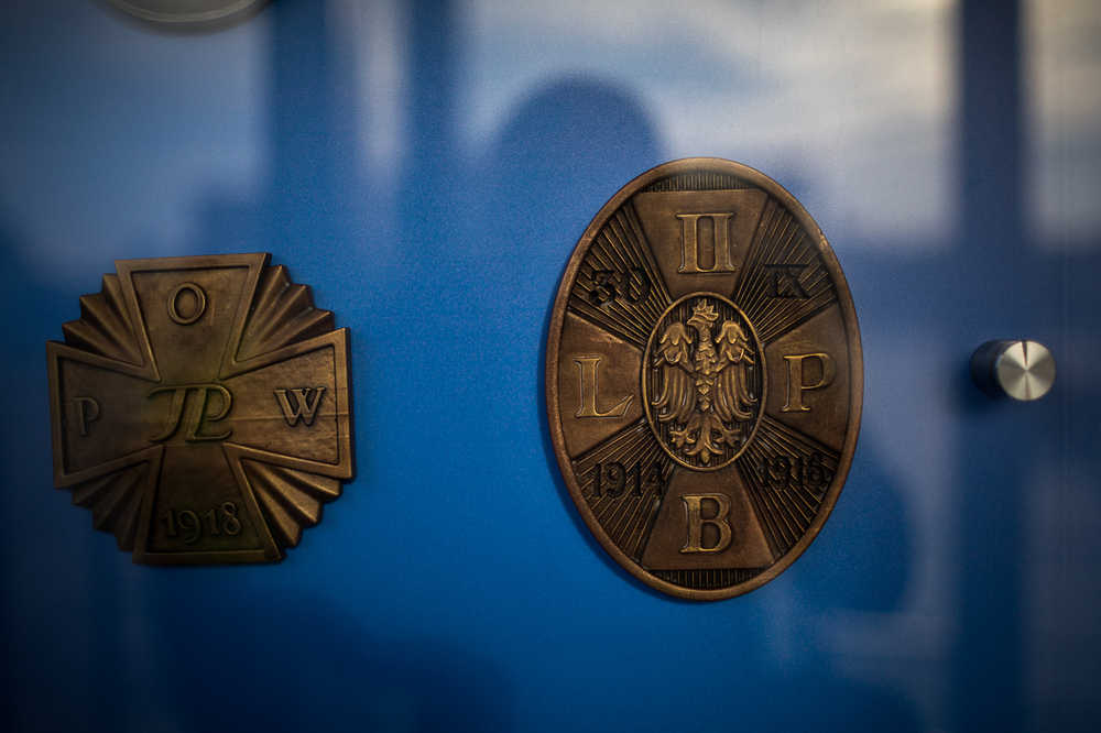 Wystawę multimedialną IPN „Patrioci. Żołnierze. Żydzi” zwiedził Yacov Livne, ambasador Izraela w Polsce – Warszawa, 28 października 2022. Fot. Sławek Kasper (IPN)