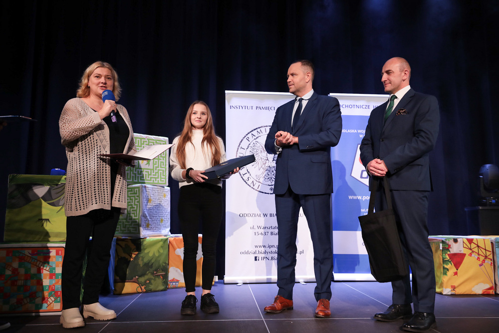 Finał projektu edukacyjnego Instytutu Pamięci Narodowej „Rytmy Pamięci” – Białystok, 3 listopada 2022. Fot. Mikołaj Bujak (IPN)