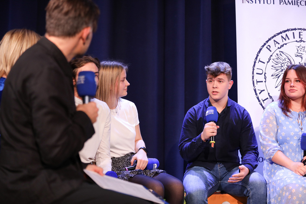 Finał projektu edukacyjnego Instytutu Pamięci Narodowej „Rytmy Pamięci” – Białystok, 3 listopada 2022. Fot. Mikołaj Bujak (IPN)