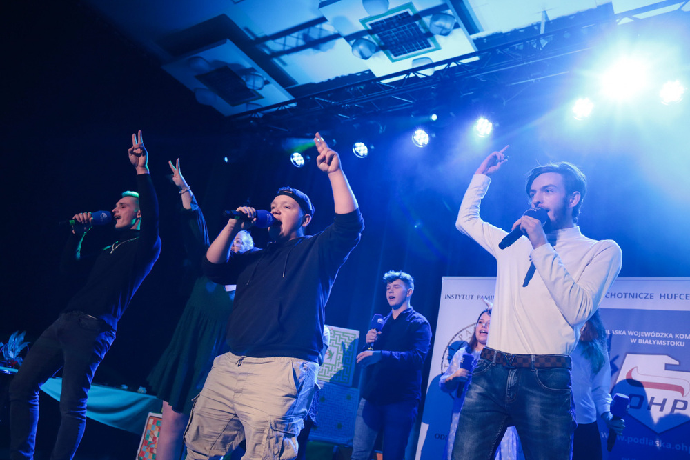 Finał projektu edukacyjnego Instytutu Pamięci Narodowej „Rytmy Pamięci” – Białystok, 3 listopada 2022. Fot. Mikołaj Bujak (IPN)