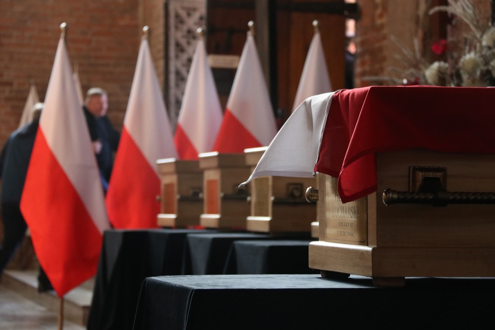 Pożegnanie obrońców Westerplatte w Kościele św. Brygidy w Gdańsku – 3 listopada 2022. Fot. IPN