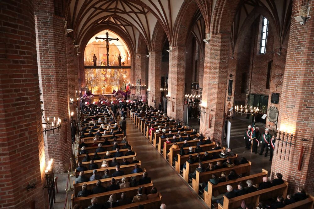 Pożegnanie obrońców Westerplatte w bazylice św. Brygidy w Gdańsku – 4 listopada 2022. Fot. Mikołaj Bujak (IPN)