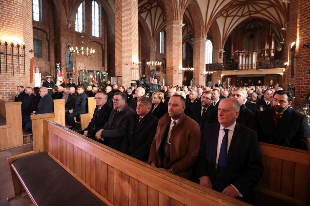 Pożegnanie obrońców Westerplatte w bazylice św. Brygidy w Gdańsku – 4 listopada 2022. Fot. Mikołaj Bujak (IPN)
