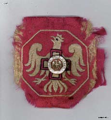 Odznaka i naszywka Polskiego Białego Krzyża
