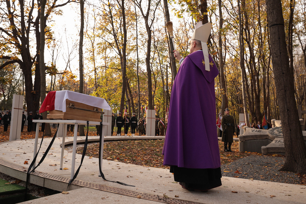 Uroczystości pogrzebowe obrońców Westerplatte – 4 listopada 2022. Fot. Mikołaj Bujak (IPN)