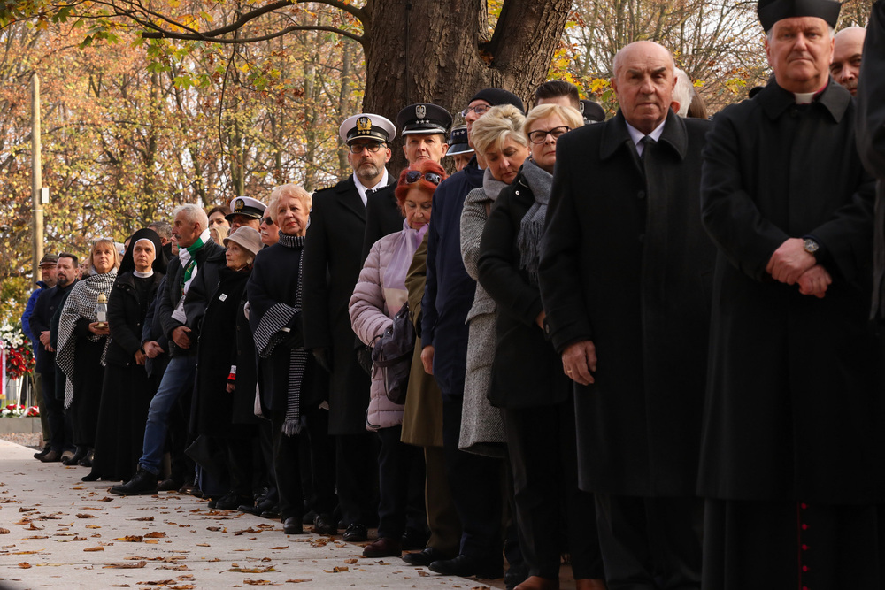 Uroczystości pogrzebowe obrońców Westerplatte – 4 listopada 2022. Fot. Mikołaj Bujak (IPN)