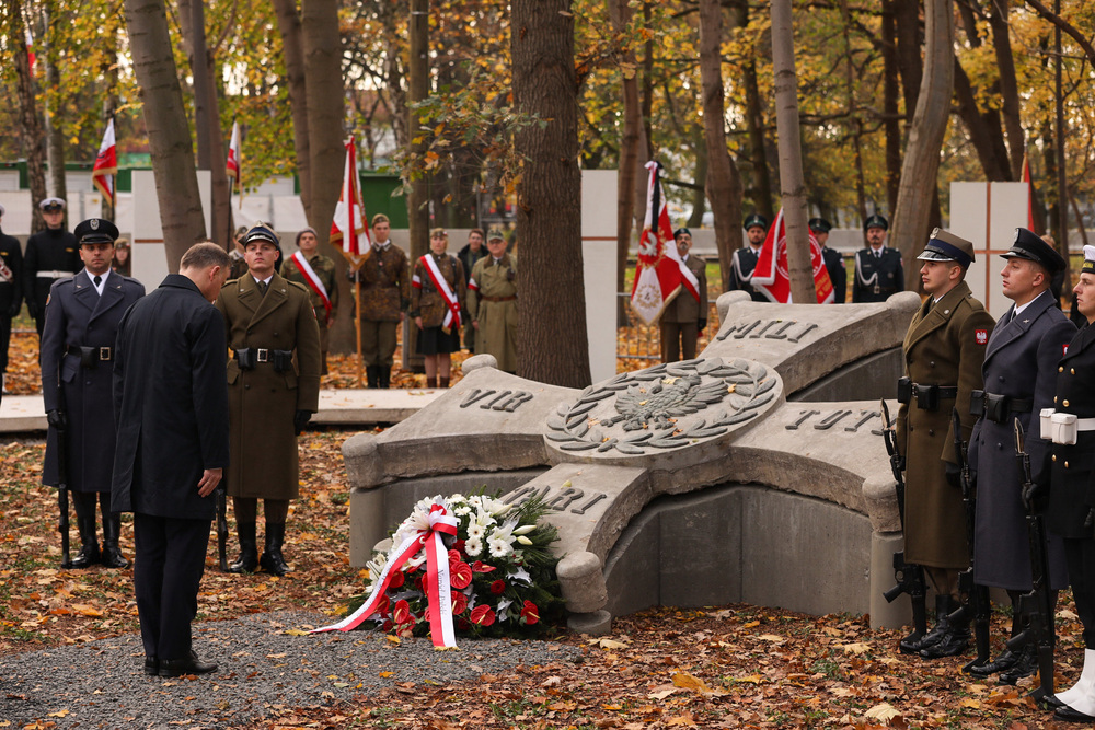 Uroczystości pogrzebowe obrońców Westerplatte – 4 listopada 2022. Fot. Mikołaj Bujak (IPN)