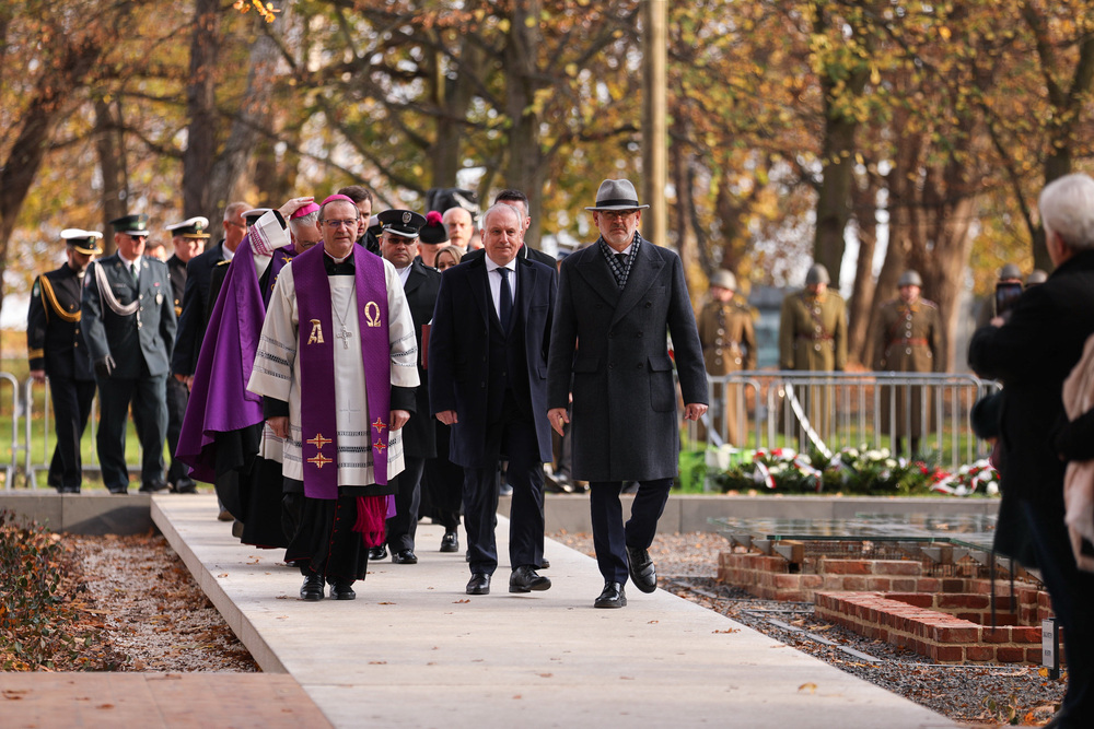 Uroczystości pogrzebowe obrońców Westerplatte – 4 listopada 2022. Fot. Mikołaj Bujak (IPN)