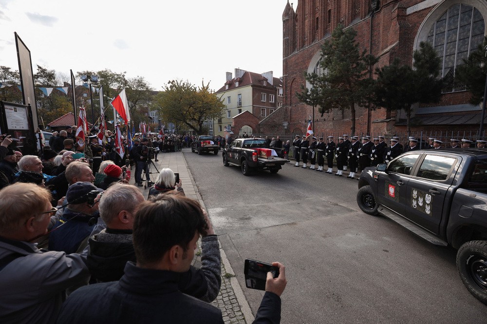 Uroczystości pogrzebowe obrońców Westerplatte – 4 listopada 2022. Fot. Mikołaj Bujak (IPN)