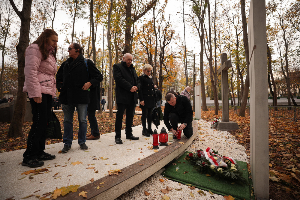 Uroczystości pogrzebowe obrońców Westerplatte – 4 listopada 2022. Fot. Mikołaj Bujak (IPN)